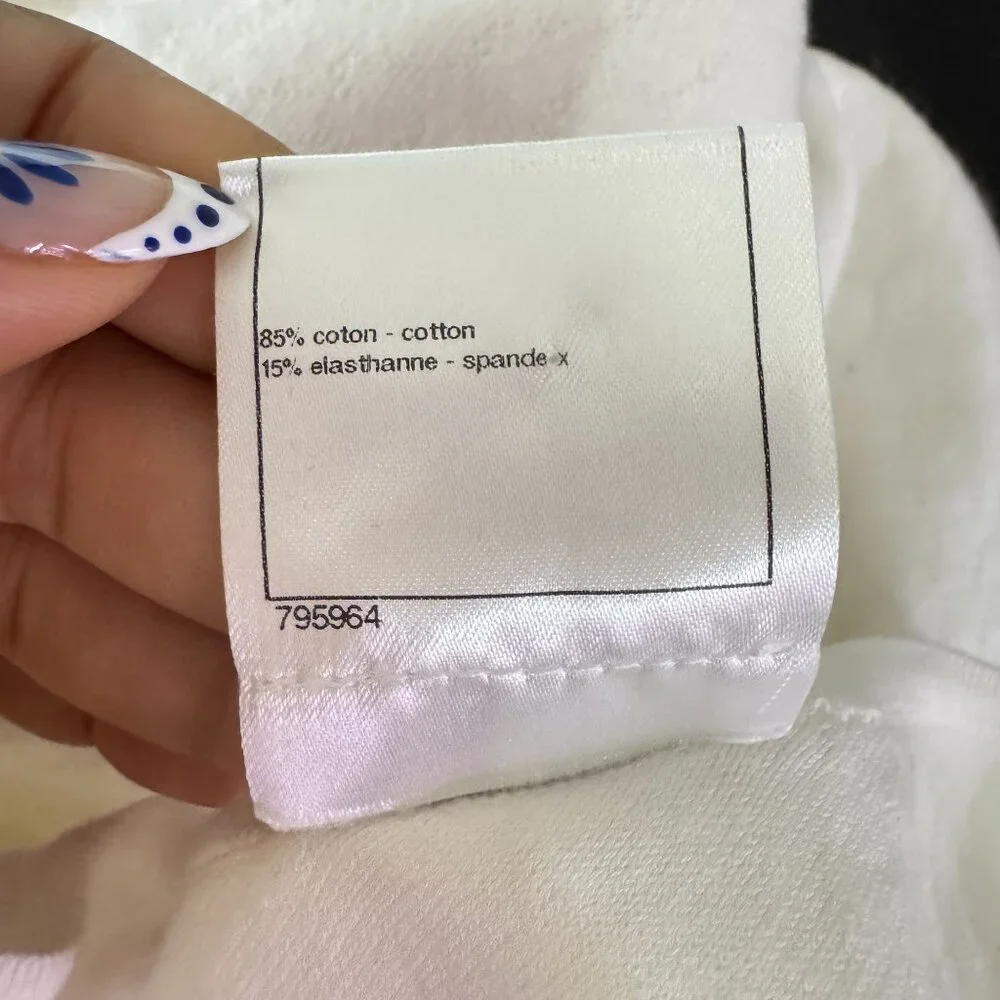 CHANEL women white
